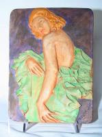 DAMA-IN-VERDE-terracotta-dipinta-18x28.jpg